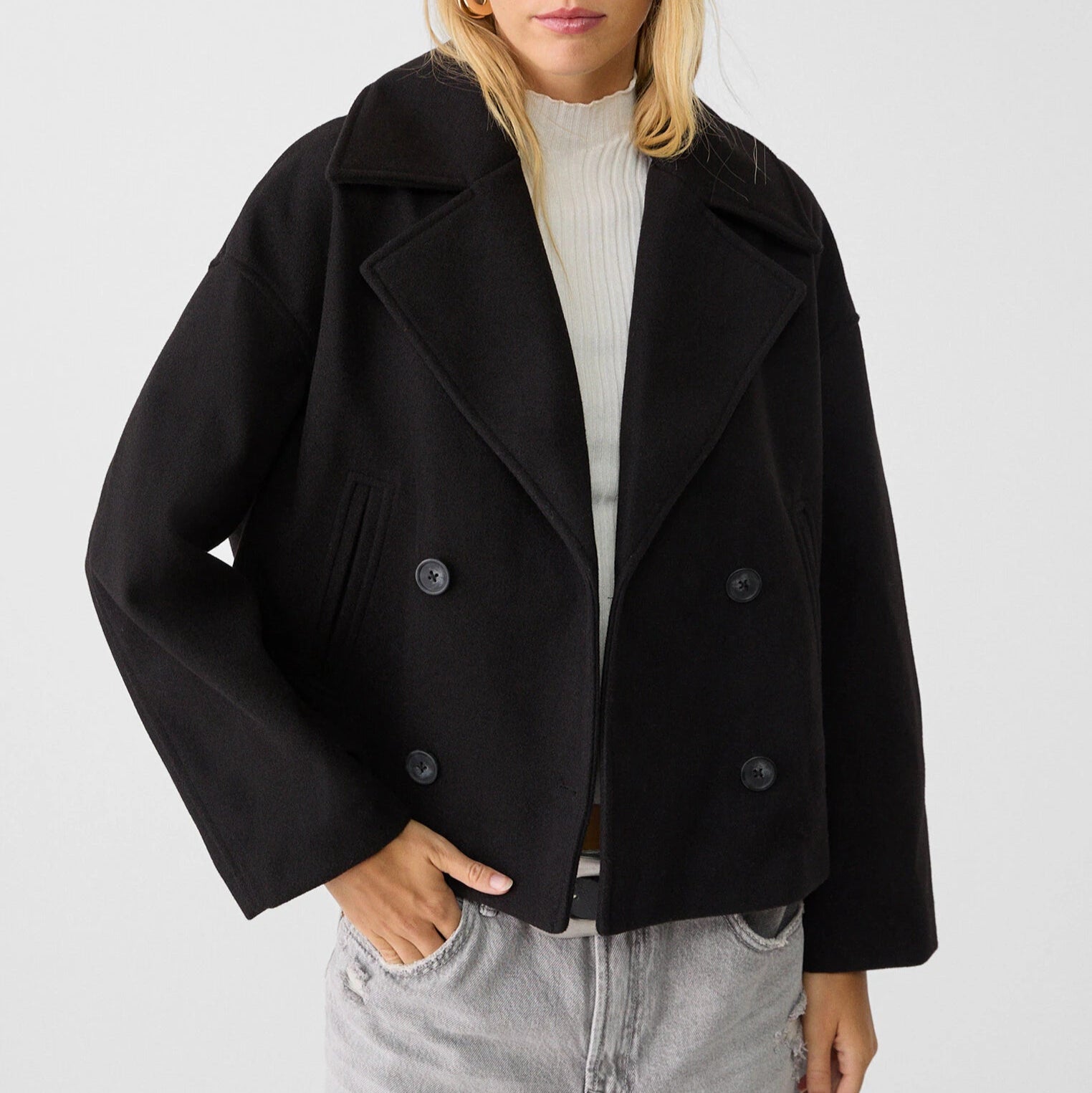 Studio Harvyn | Women - Short Jacket - Double Breasted Style