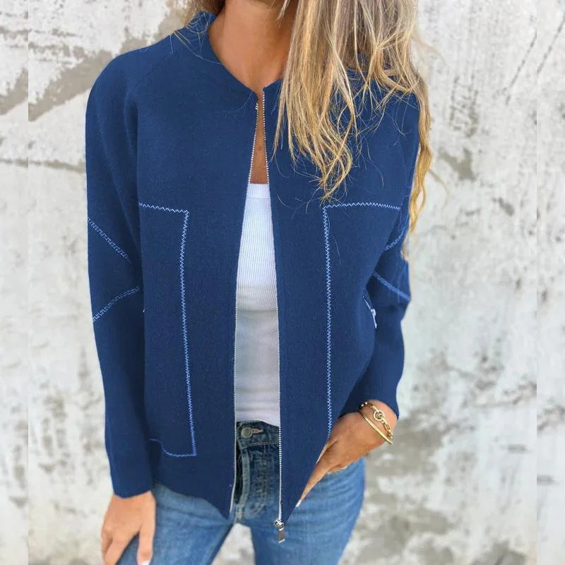 Studio Harvyn | Women - Stylish Zipper Jacket - Comfortable Fabric