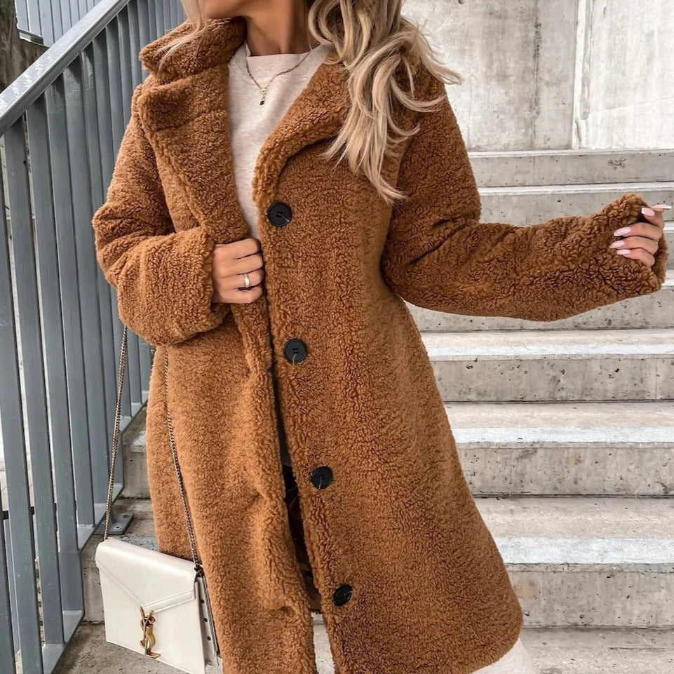 Studio Harvyn | Women – Oversized Teddy Coat - Faux Shearling