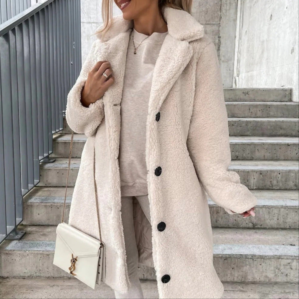 Studio Harvyn | Women – Oversized Teddy Coat - Faux Shearling
