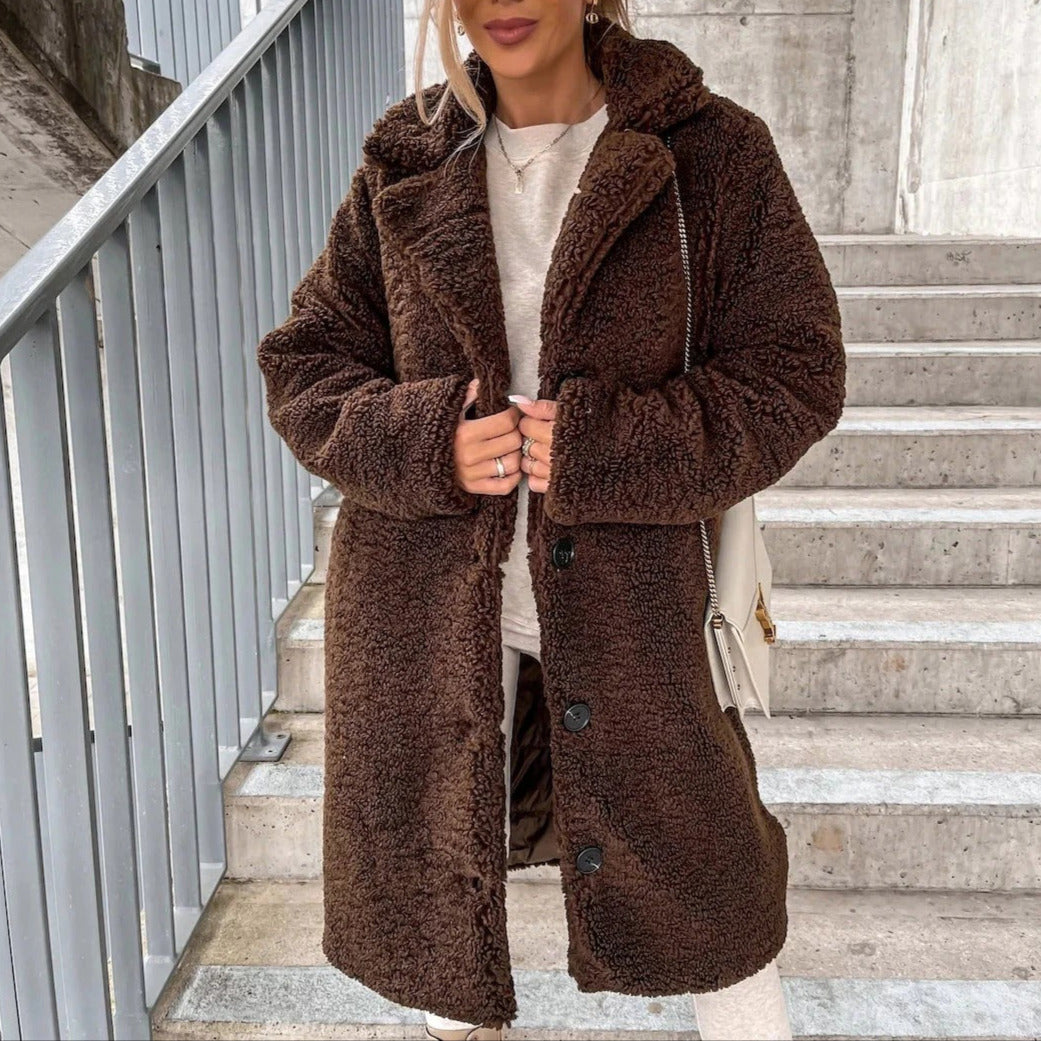Studio Harvyn | Women – Oversized Teddy Coat - Faux Shearling