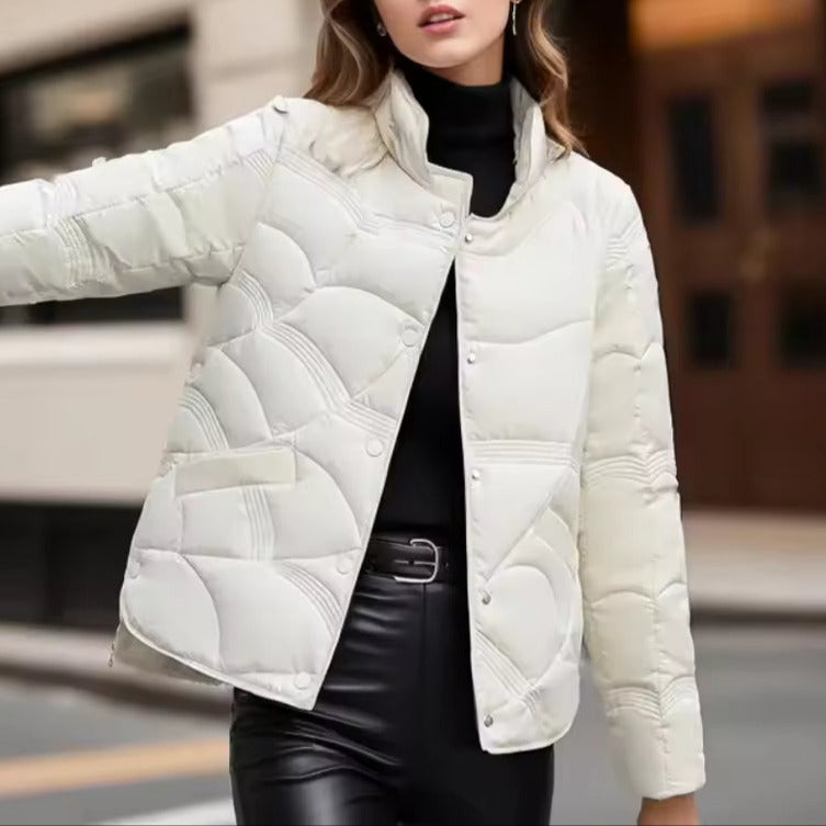 Studio Harvyn | Women – Quilted Lightweight Down Coat - Hip Length