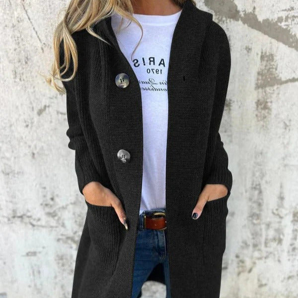 Studio Harvyn | Women – Wool Knit Long Cardigan – Relaxed Fit