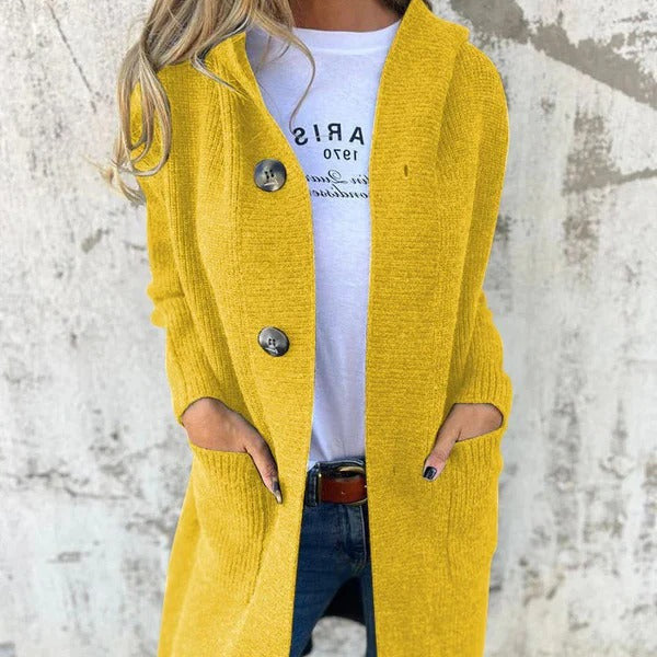 Studio Harvyn | Women – Wool Knit Long Cardigan – Relaxed Fit