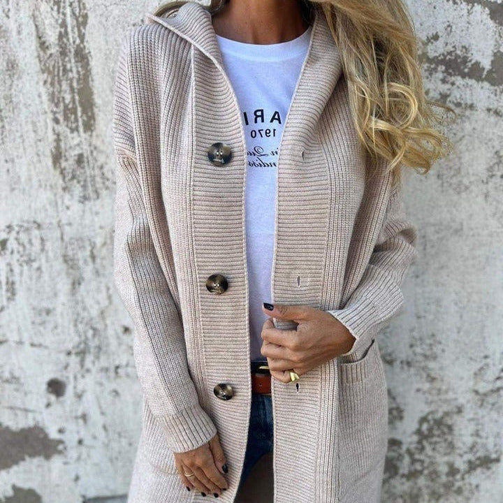 Studio Harvyn | Women – Wool Knit Long Cardigan – Relaxed Fit