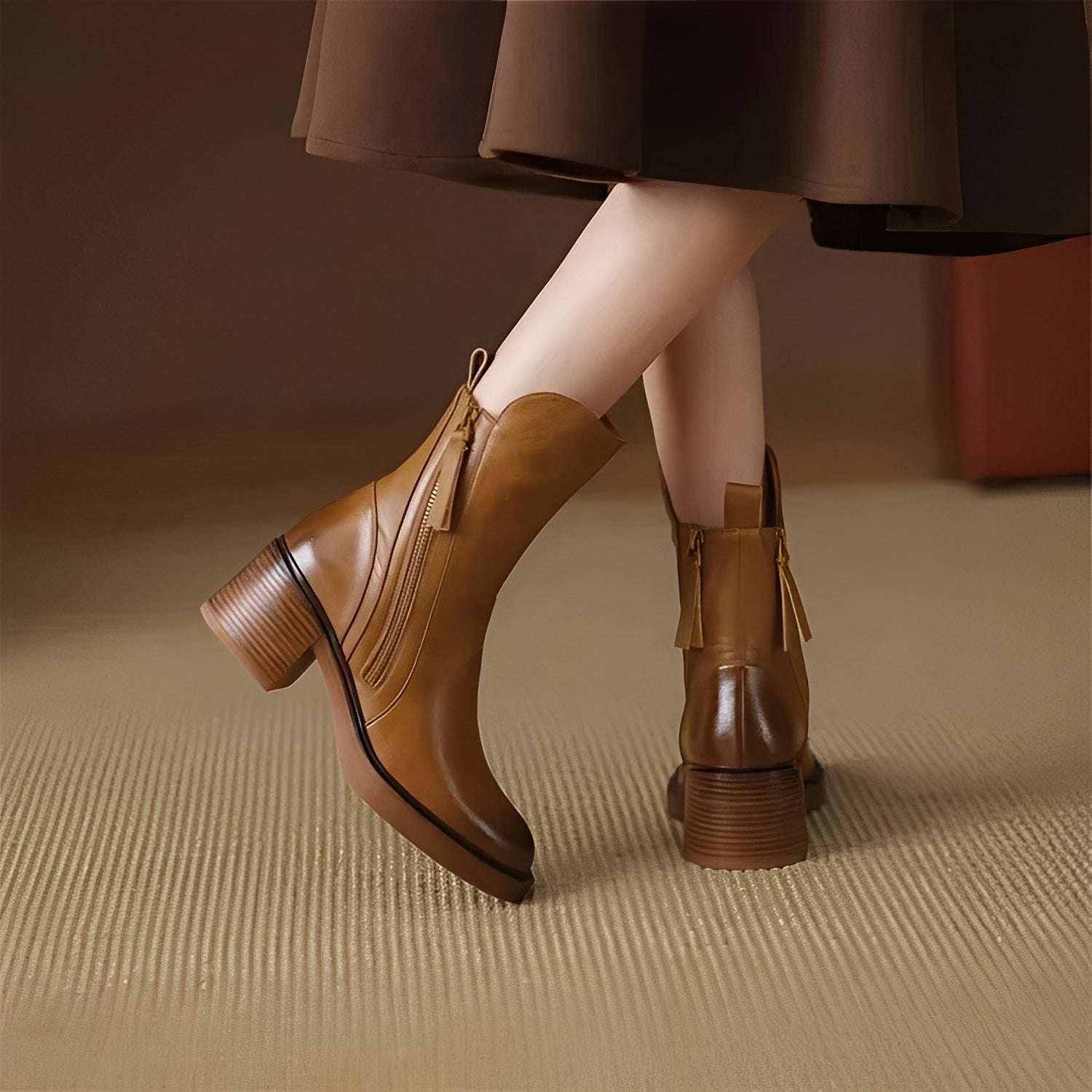 Studio Harvyn | Women - Stylish Leather Ankle Boots