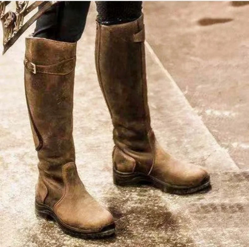 Studio Harvyn | Women – Knee-High Waterproof Boots with Grip Sole