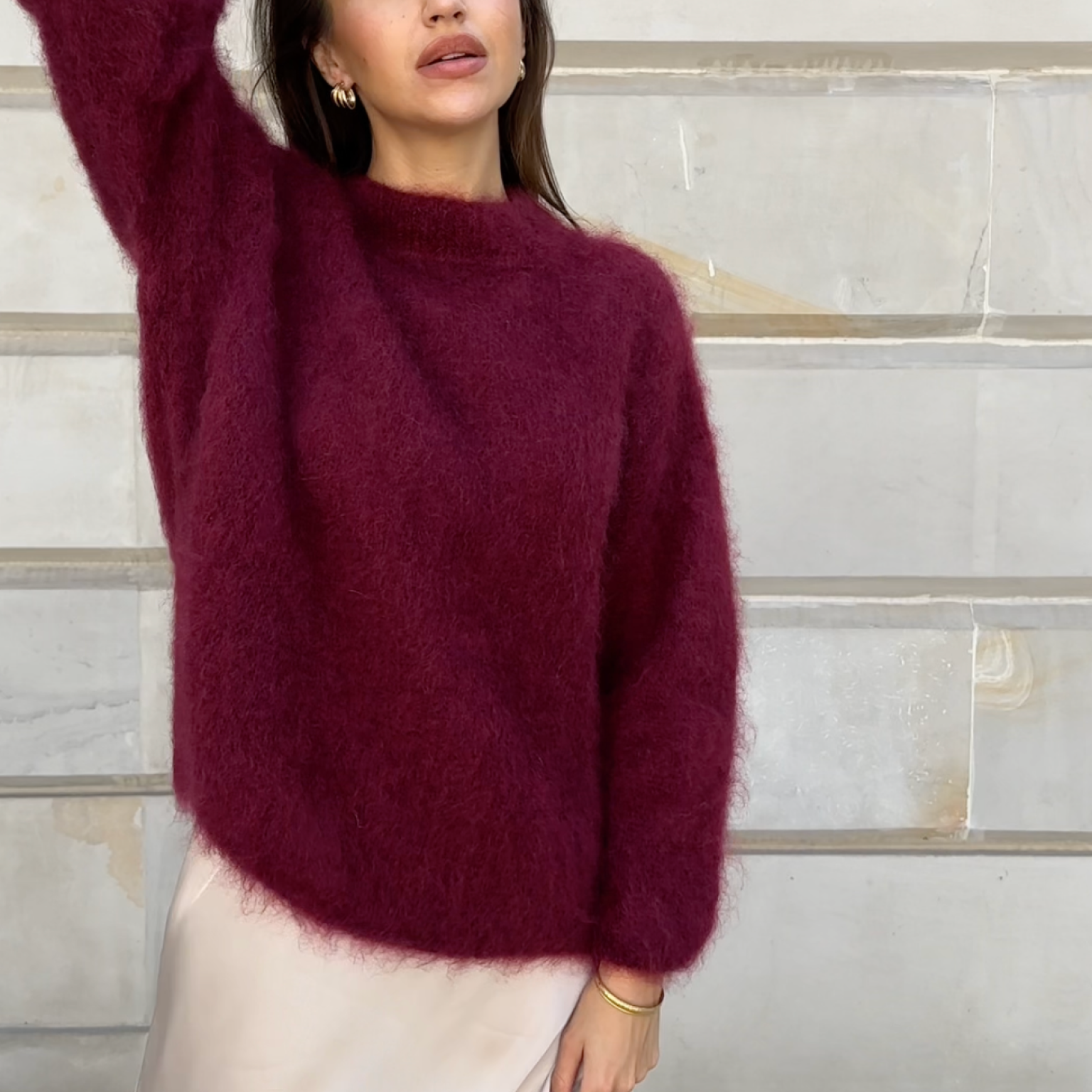 Studio Harvyn | Women - Soft Relaxed Winter Jumper - Round Neck