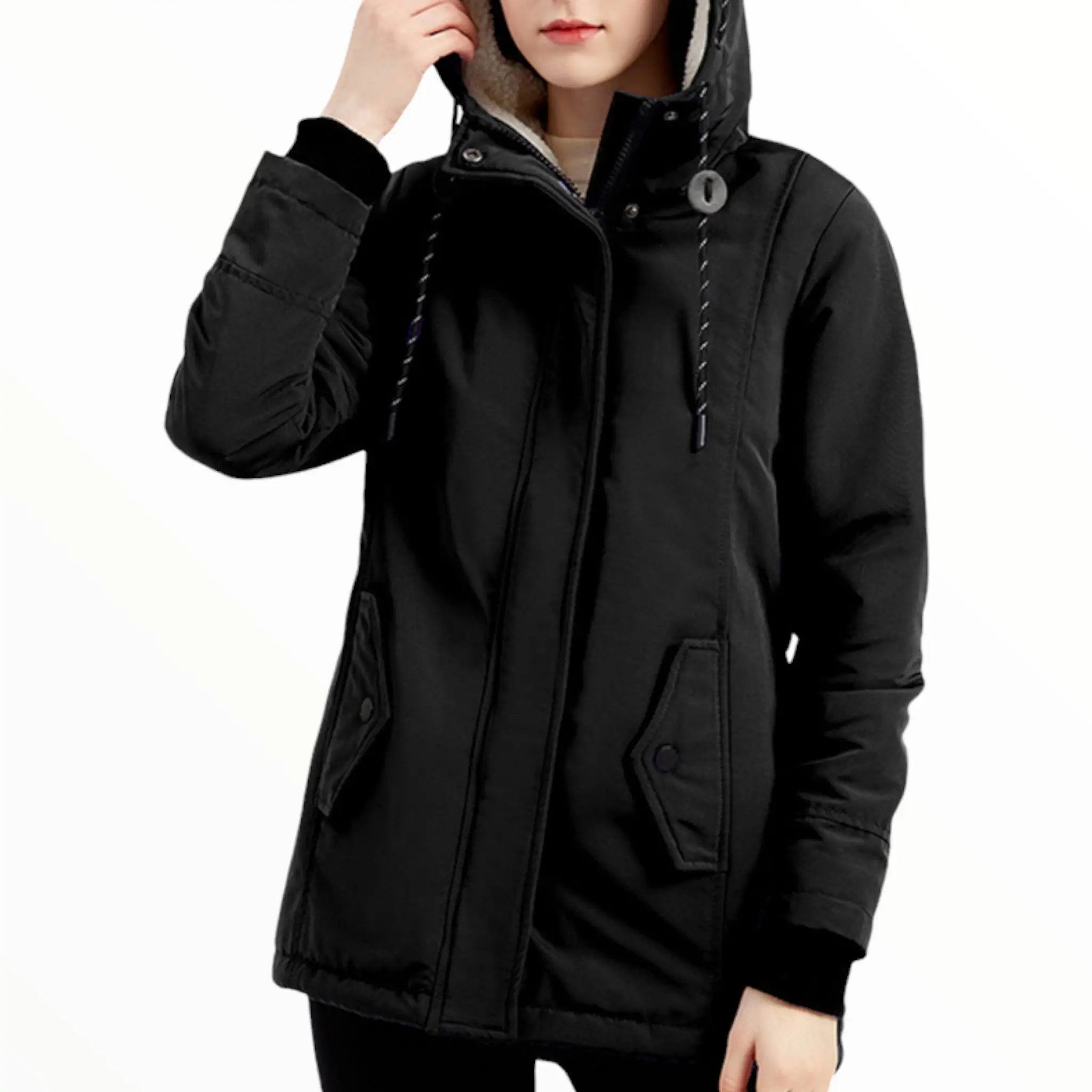 Studio Harvyn | Women - Parka Jacket - Warm Faux Fur Trim