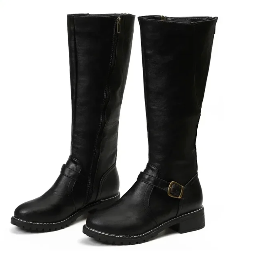 Studio Harvyn | Women – Knee High Boots - Low Heel