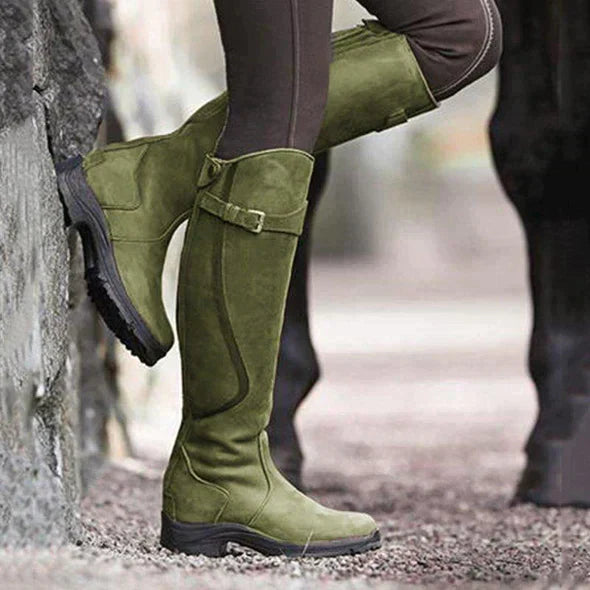 Studio Harvyn | Women – Knee-High Waterproof Boots with Grip Sole