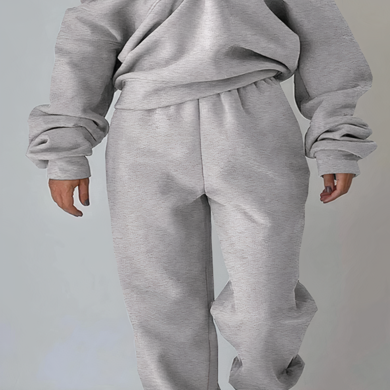 Studio Harvyn | Women - 2-Piece Tracksuit Set - Half-Zip Joggers